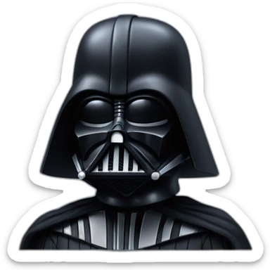 Dark Vader head banging  sticker