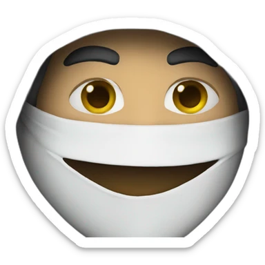 assassin with a mask sticker