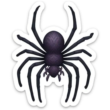 gothic spider with  sticker