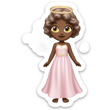 Pink sweet angel sticker