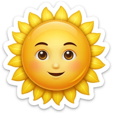 A SHINING AND RADIANT SUN WITHOUT FACE AND WITHOUT CITY OR WAVES sticker