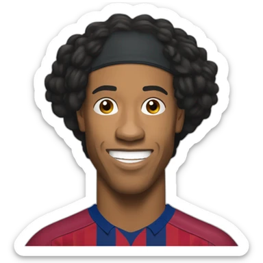 Ronaldinho Barcelona sticker