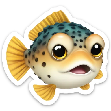 Puffer fish  sticker
