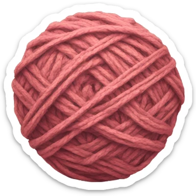 Yarn ball sticker