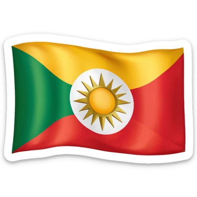 Create a Kurdistan flag  sticker