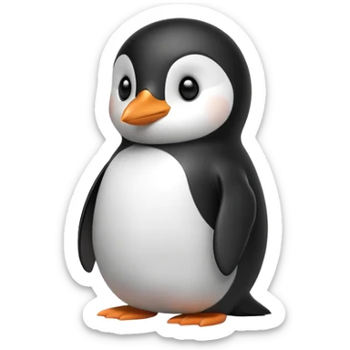 Penguin sticker