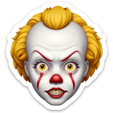 Pennywise faisant les deadlights  sticker