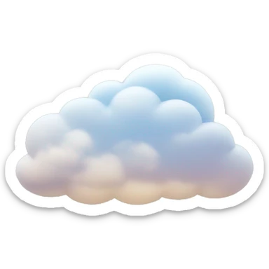 Cloud sticker