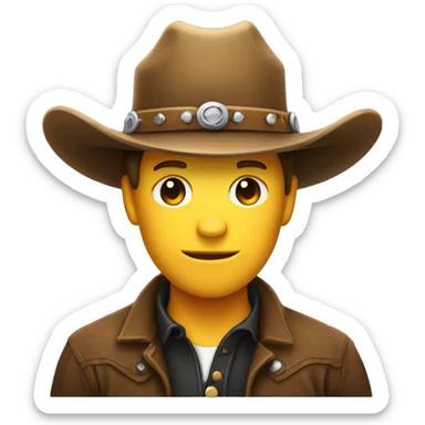 github logo with a cowboy hat sticker