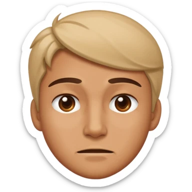 Twitch emoji depicting a face with a determined look, representing determination or focus sticker