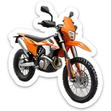 KTM 125 motocross sticker