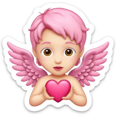 Pink Cupid sticker