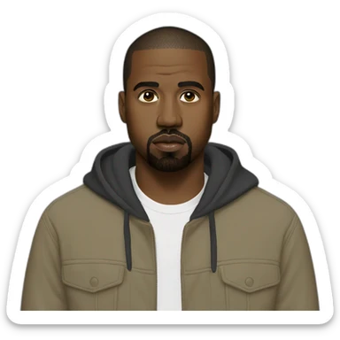 Realist Kanye west sticker