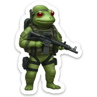 Frogman special forces sticker