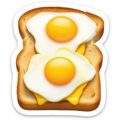eggs on toast sticker