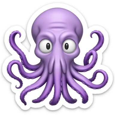 Squidward emoji sticker