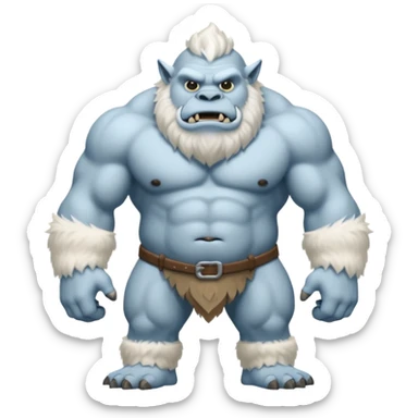 yeti the ogre sticker
