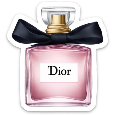 dior purfume sticker
