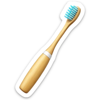 Bamboo toothbrush sticker