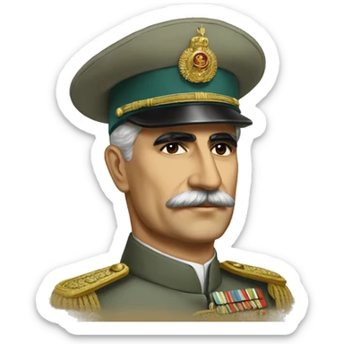 mohammed reza shah sticker