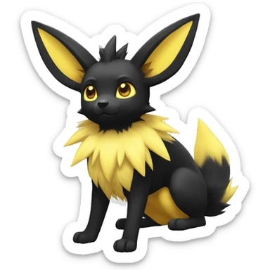Umbreon-Jolteon full body sticker