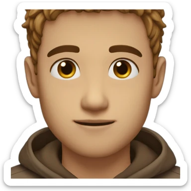 Boy, 37 years old, brown eyes, small eyes, enggenier  sticker