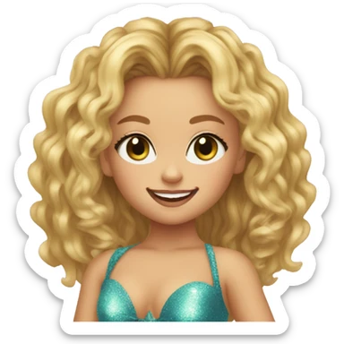 Jojo siwa but dressed like beyonce  sticker