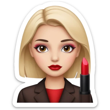 girly makeup sticker