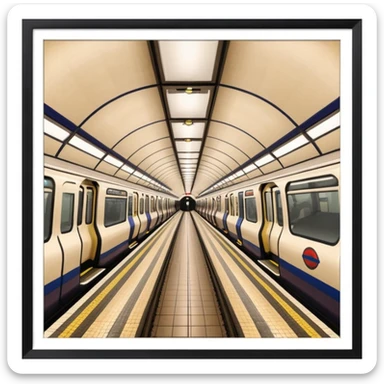 London underground sticker
