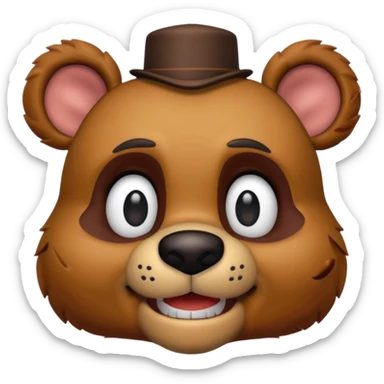 freddy fazbear sticker