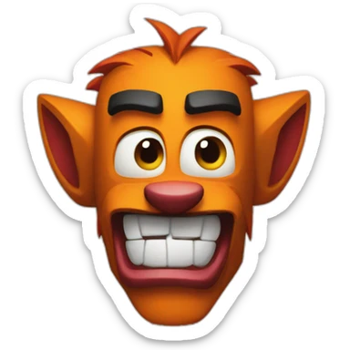 crash-bandicoot sticker