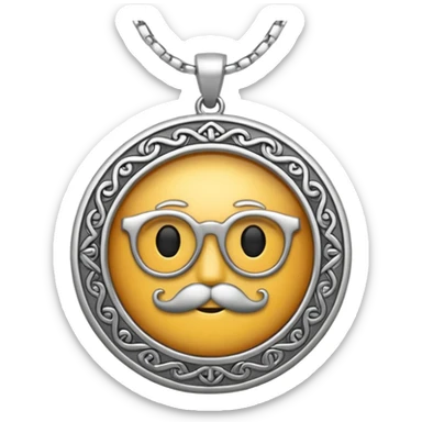 hipster necklace sticker