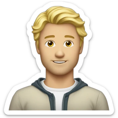 Will sharpe blonde Rodney sticker