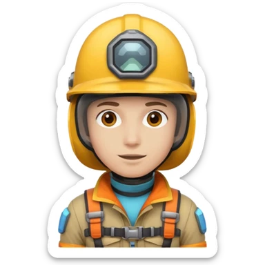 Colorful Helmeted Traveler sticker