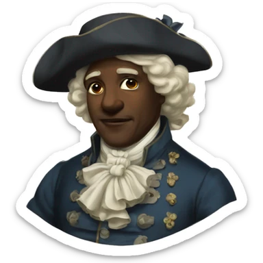 aristocrat XVIII century sticker