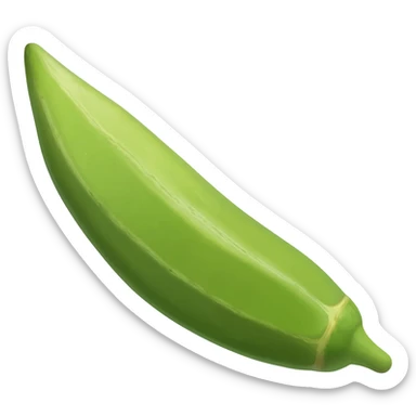 Okra emoji sticker