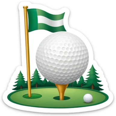 camp creek golf logo sticker