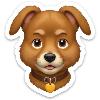 jim carrey face dog sticker