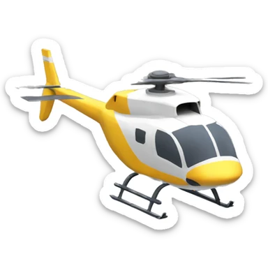 Hélicoptère en pokemok sticker