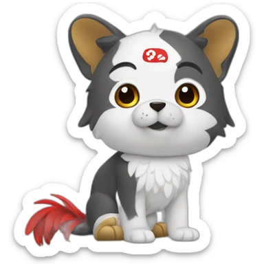 Mascotte Jeux Olympique sticker