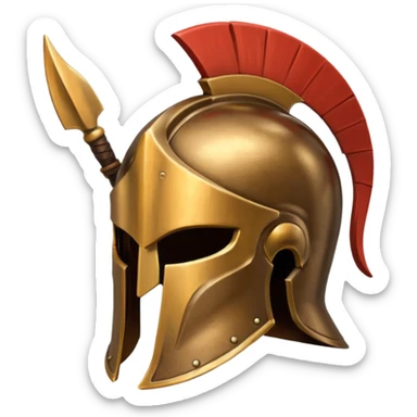 spartan helmet sticker