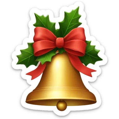 Christmas bell  sticker