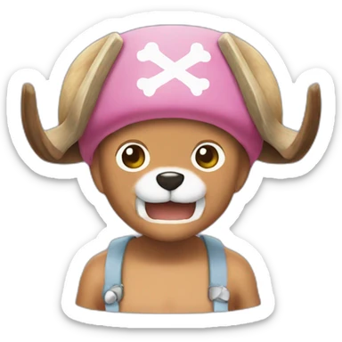 Tony tony chopper from one piece sticker