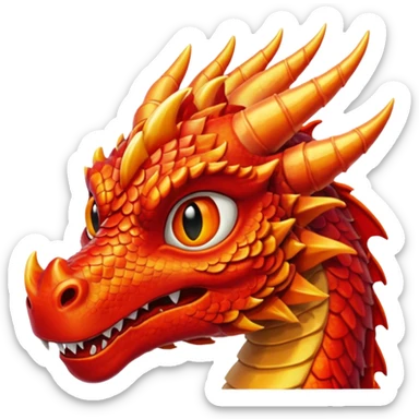 red dragon with fire







 sticker