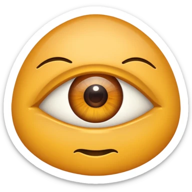 fai un emoji ti tengo di occhio sticker