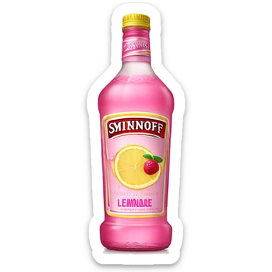 smirnoff pink lemonade alcohol  sticker