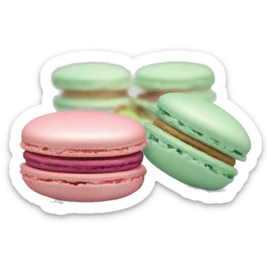 Macaron sticker