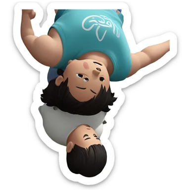 intimate moment on the grass sticker