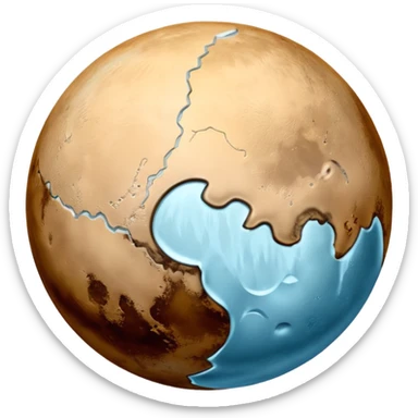 Planet pluto sticker