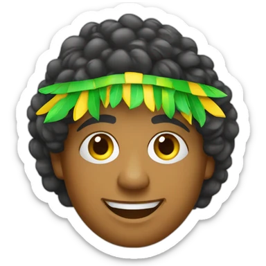 brazil carnival sticker